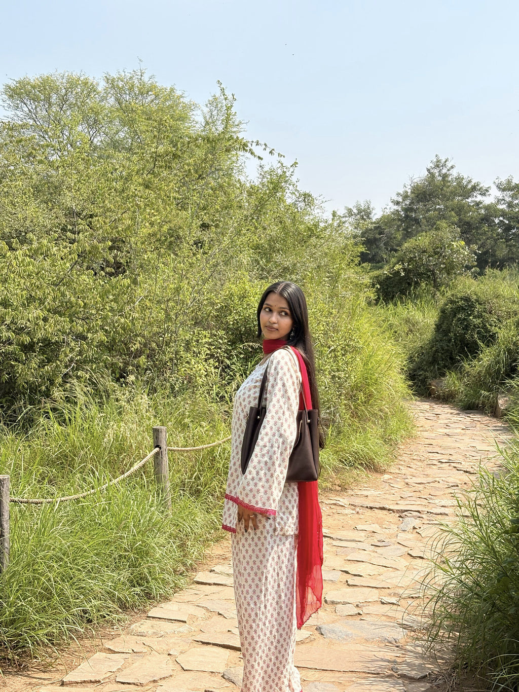 Gulabi Noor 2 full look with coordinated dupatta